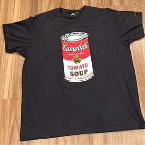 Black Uniqlo Campbell Tomato Soup Graphic T-Shirt -Andy Warhol